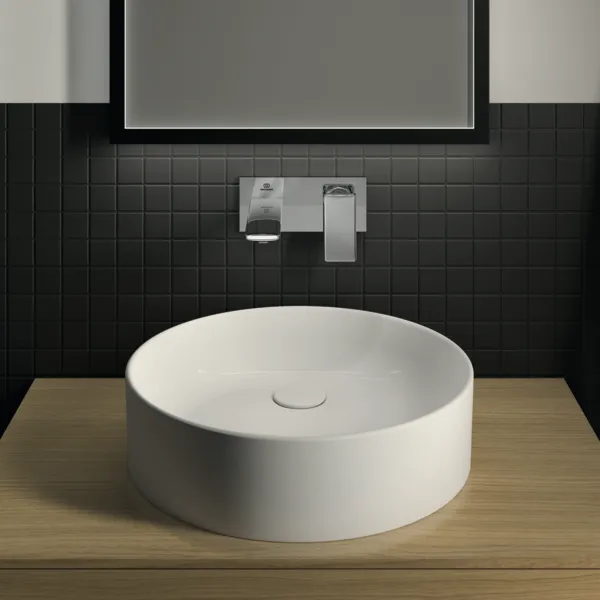 Waschbecken „Conca“ 45 × 45 × 11 cm in Weiß Waschbecken „Conca“ 45 × 45 × 11 cm in Weiß