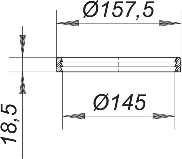 Rückstaudichtung S 15