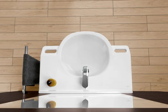 Villeroy & Boch ViCare Waschbecken Oval 810x560mm Weiß Alpin CeramicPlus Villeroy & Boch ViCare Waschbecken Oval 810x560mm Weiß Alpin CeramicPlus