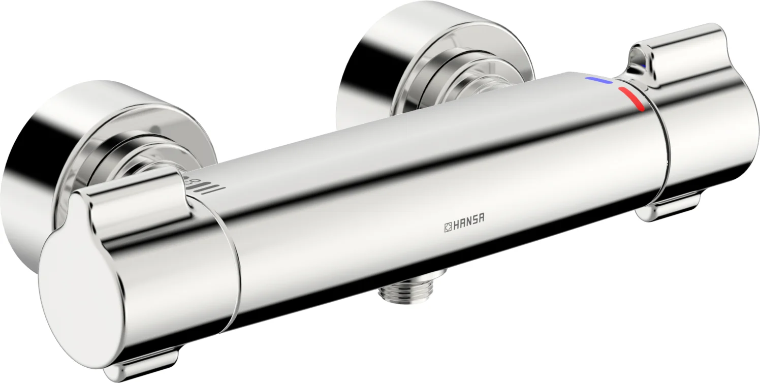 HansaCLINICA Duscharmatur Hansaclinica 2018 Thermostat Chrom Wandmontage HansaCLINICA Duscharmatur Hansaclinica 2018 Thermostat Chrom Wandmontage