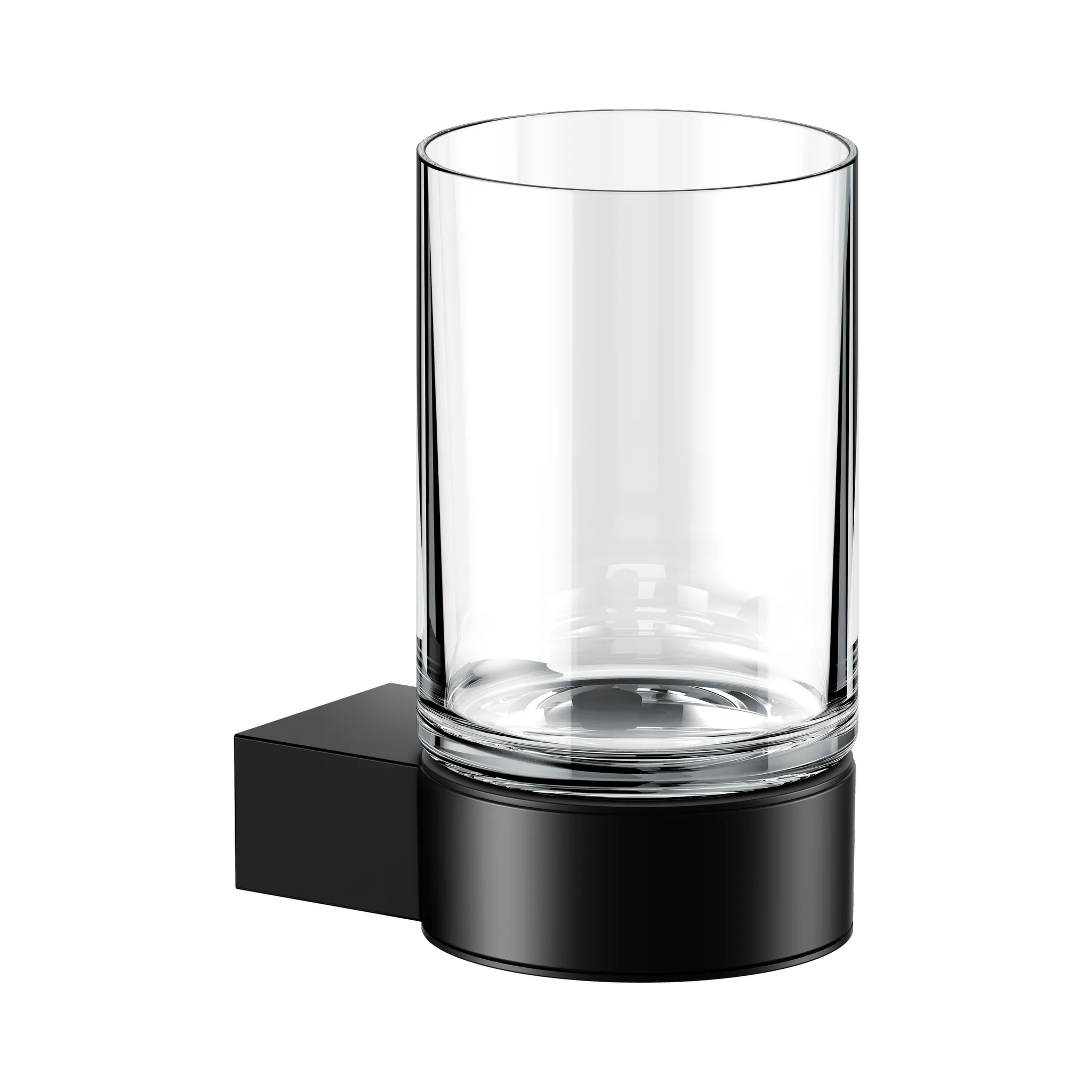 Plan 14950379000 Glashalter mit Echtkristall-Glas schwarz