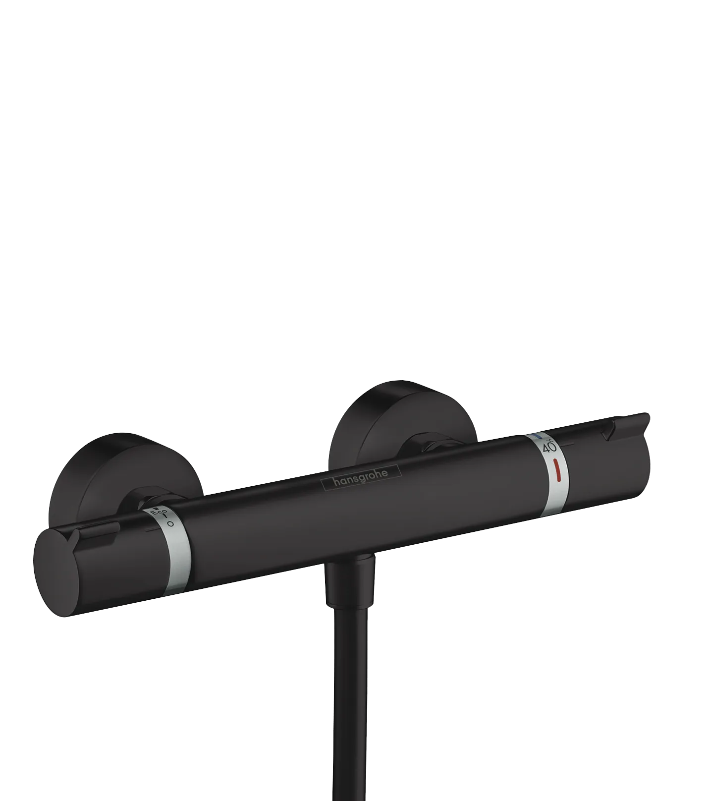 Hansgrohe Ecostat Comfort Brausethermostat Aufputz, Mattschwarz