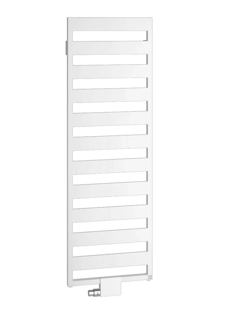 Kermi Design-Heizkörper „Casteo®“ 50 × 98,6 cm in glanzsilber Metallic