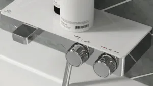 Badethermostat AP Ceratherm S200 mit Ablage Chrom Badethermostat AP Ceratherm S200 mit Ablage Chrom