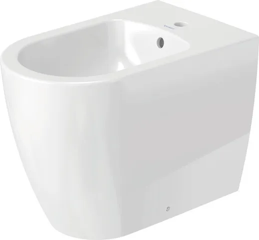 Duravit Stand-Bidet back to wall „ME by Starck“, Befestigung sichtbar 37 × 60 × 40 cm in Weiß Hochglanz