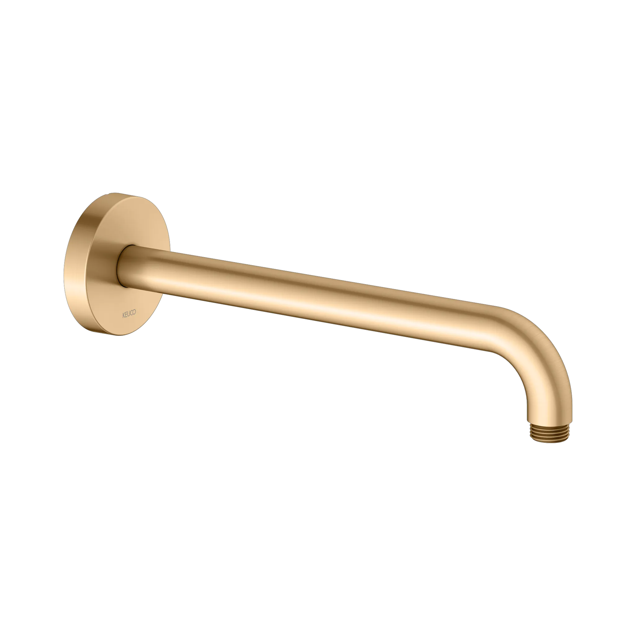 KEUCO Brausearm Wandmontage rund 300 mm Messing gebürstet KEUCO Brausearm Wandmontage rund 300 mm Messing gebürstet