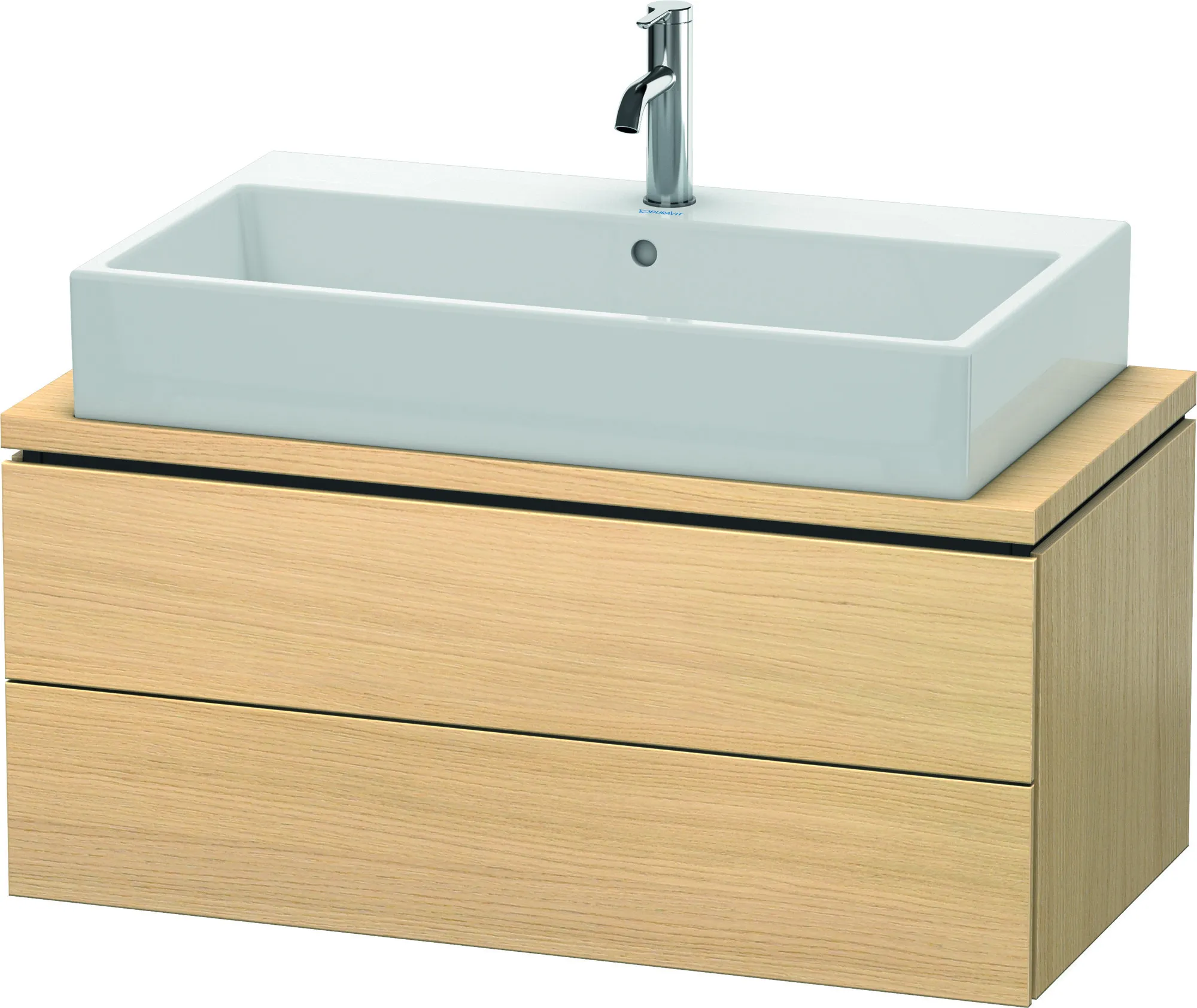 Duravit Waschtischunterschrank wandhängend „L-Cube“ 92 × 40 × 47,7 cm Mediterrane Eiche Duravit Waschtischunterschrank wandhängend „L-Cube“ 92 × 40 × 47,7 cm Mediterrane Eiche
