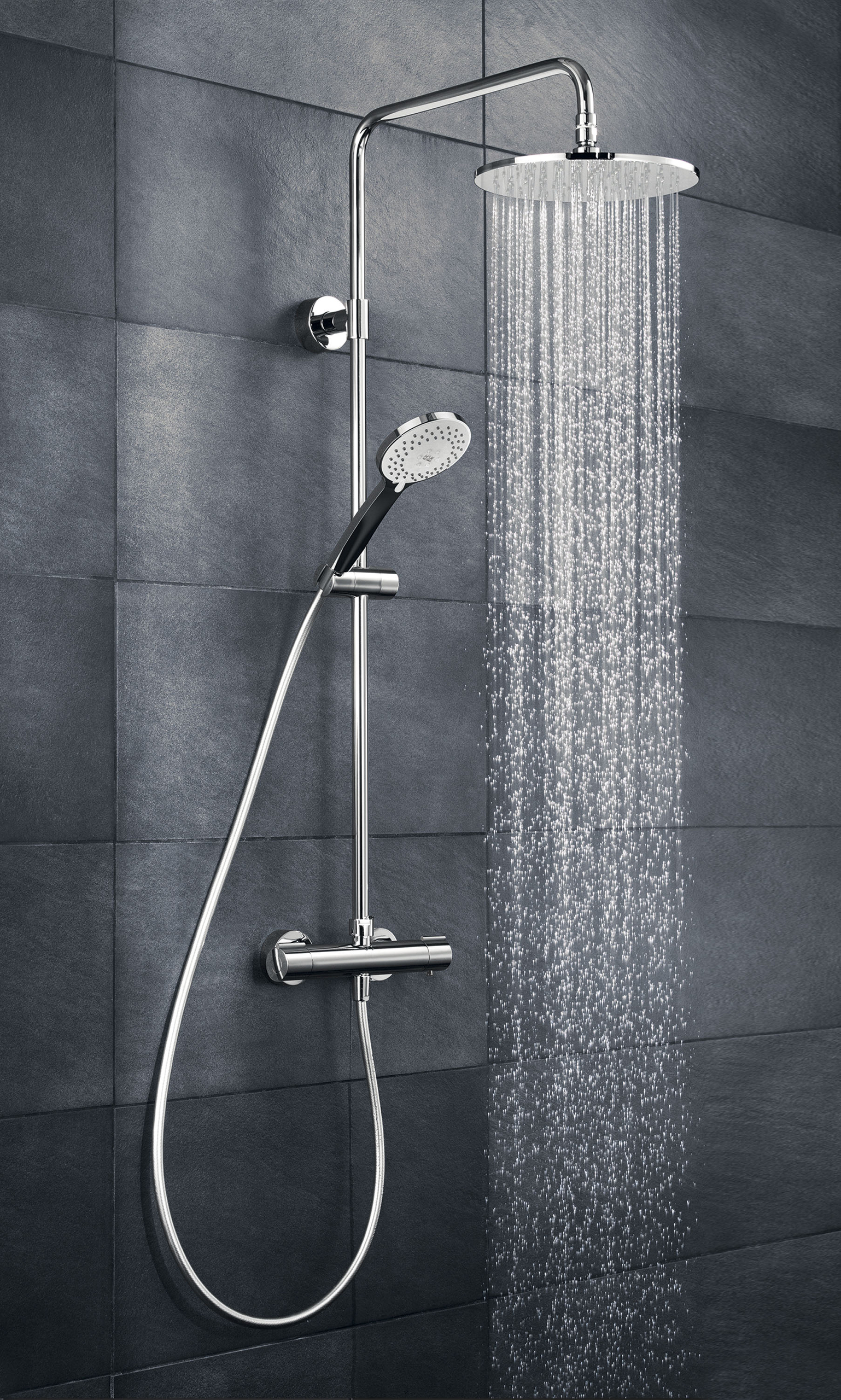 HSK Shower-Set Duschthermostat mit Sicherheitsthermostat-Armatur „RS 100“ in chrom HSK Shower-Set Duschthermostat mit Sicherheitsthermostat-Armatur „RS 100“ in chrom