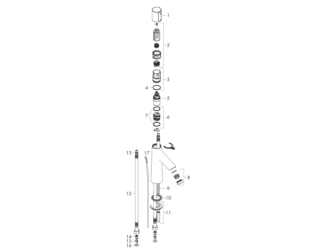 Waschtischmischer 100 Talis Select S chrom Waschtischmischer 100 Talis Select S chrom