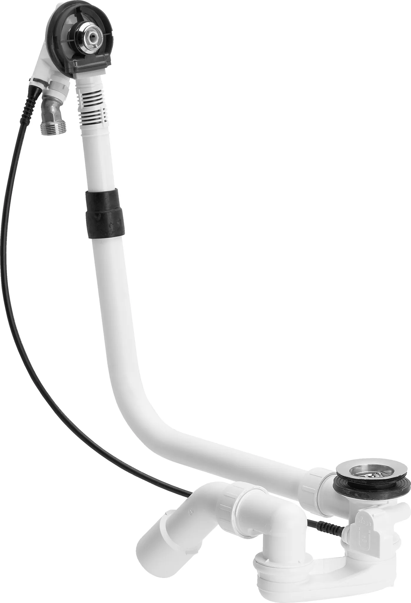 Viega Ab- und Überlaufgarnitur mit Zulauffunktion Modell 6161.62 „Multiplex Trio“ für Sonderwannen (Ablauf in der Mitte) Viega Ab- und Überlaufgarnitur mit Zulauffunktion Modell 6161.62 „Multiplex Trio“ für Sonderwannen (Ablauf in der Mitte)