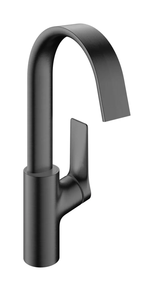 Hansgrohe Vivenis Einhebel-Waschtischmischer 210, Brushed Black Chrome, Ausladung 139 mm, Auslaufhöhe 209 mm, Schwenkbereich 120°, Keramikmischsystem, max. Durchfluss 5 l/min