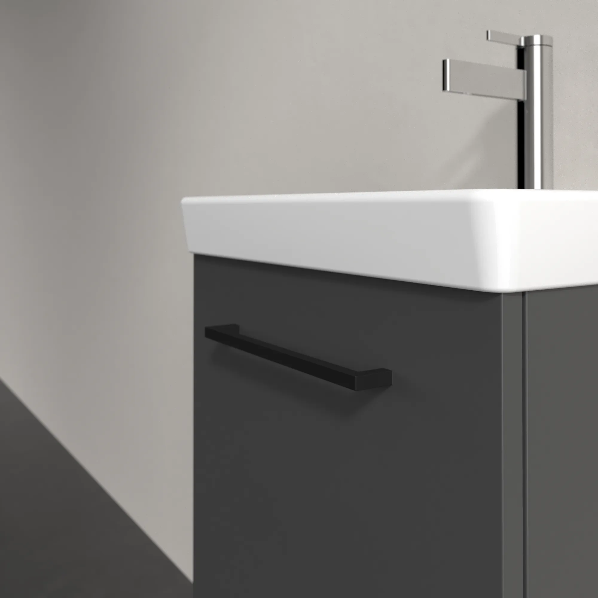 Villeroy & Boch Avento Unterschrank für Unterbauwaschbecken 426x514x384mm, Graphite