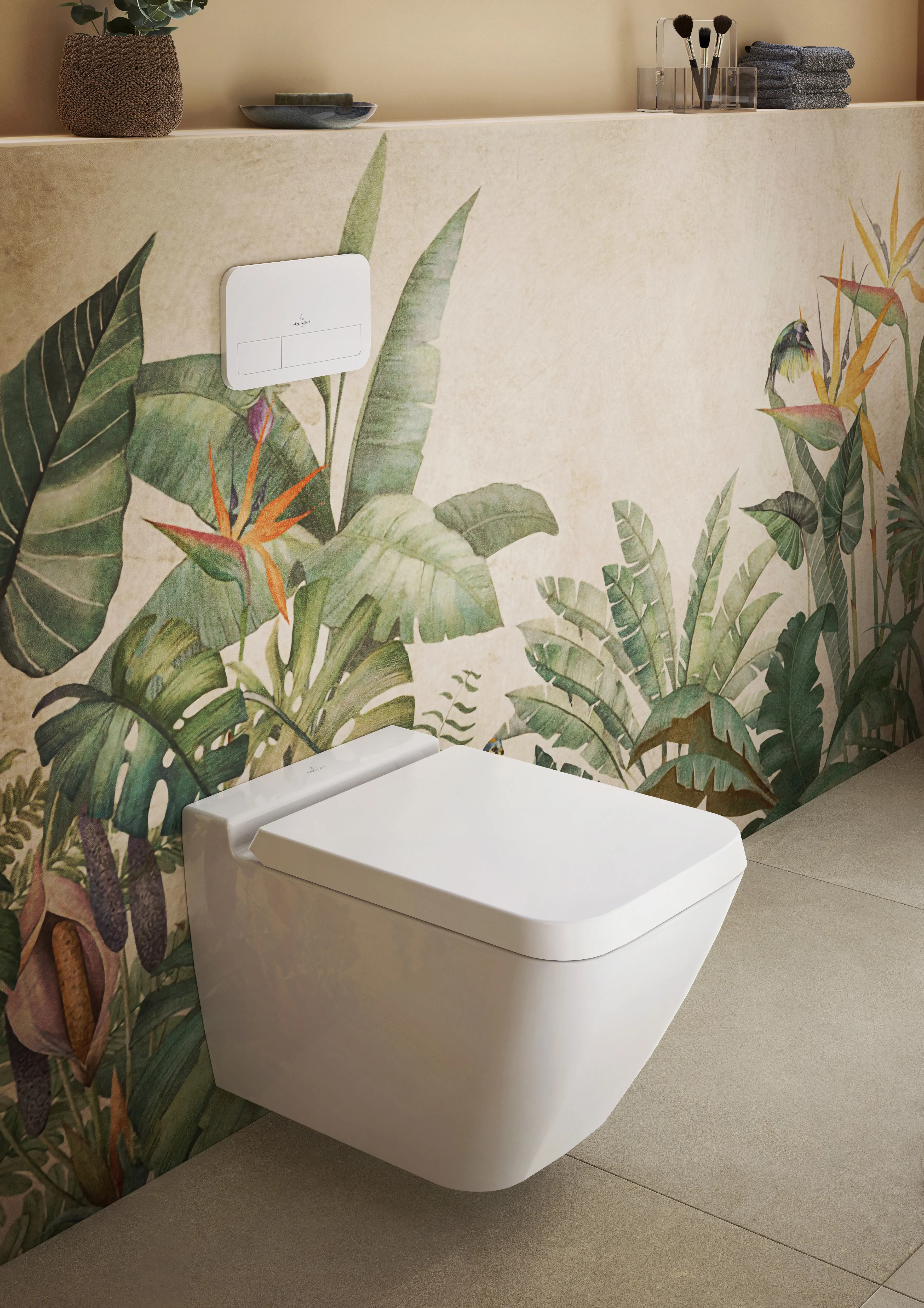 WC-Betätigungsplatte ViConnect Installationssysteme 922490, 253 x 145 x 10 mm, 2-Mengen-Spülung, Chrom Edelmatt WC-Betätigungsplatte ViConnect Installationssysteme 922490, 253 x 145 x 10 mm, 2-Mengen-Spülung, Chrom Edelmatt