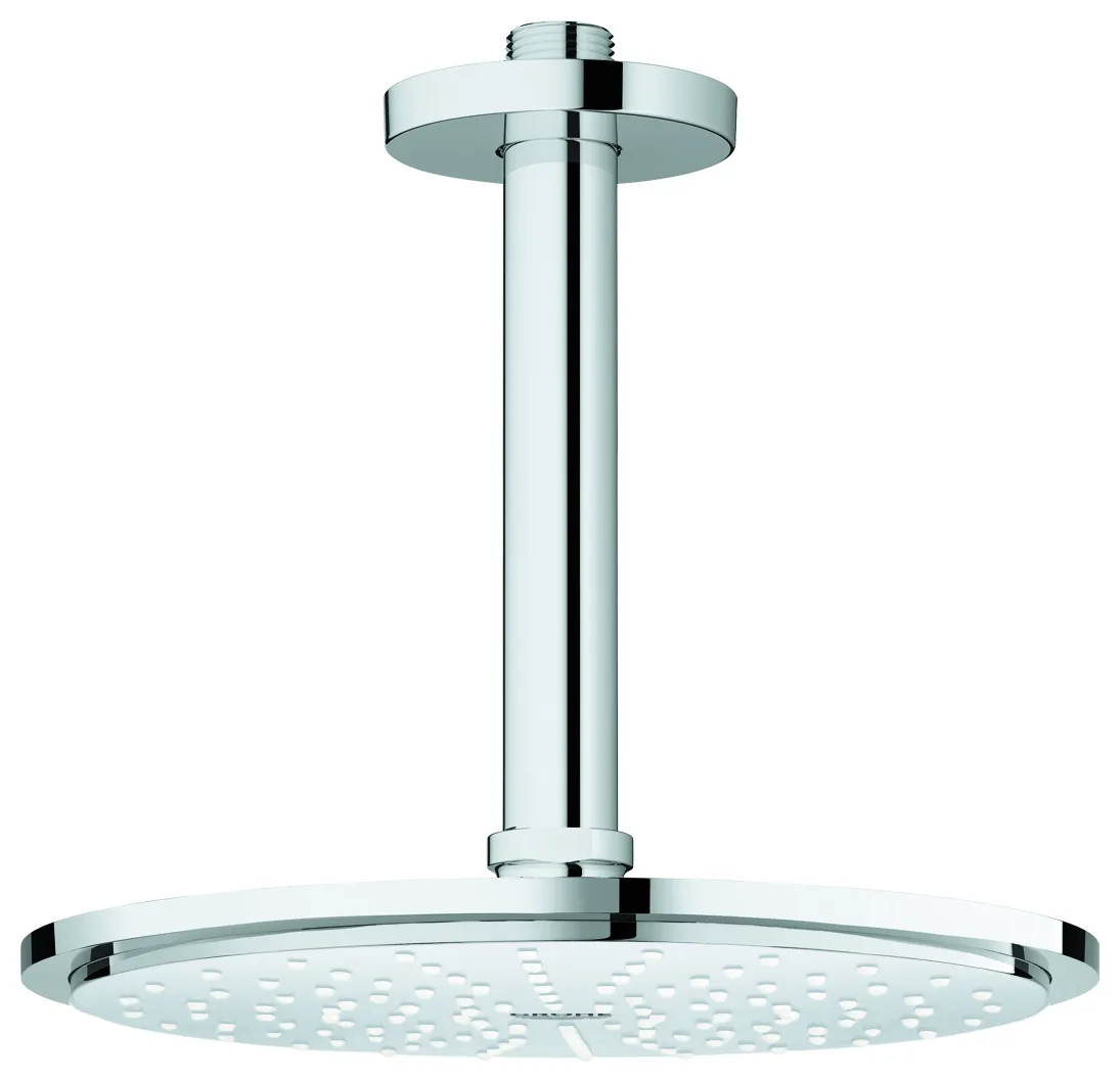 Kopfbrauseset Rainshower Cosmopolitan 210 26063, Deckenauslass 142 mm, 9,5 l/min Durchflusskonstanthalter, chrom Kopfbrauseset Rainshower Cosmopolitan 210 26063, Deckenauslass 142 mm, 9,5 l/min Durchflusskonstanthalter, chrom