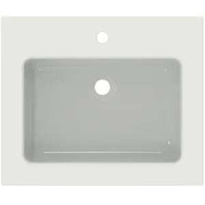 Ideal Standard Möbelwaschtisch Extra 1 Hahnloch mit Überlauf Weiß 610x510x150mm Ideal Standard Möbelwaschtisch Extra 1 Hahnloch mit Überlauf Weiß 610x510x150mm