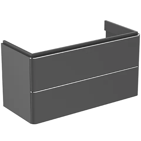 Ideal Standard Adapto Auszugsfront für Waschtischunterschrank, Anthrazit matt lackiert, 970 mm Ideal Standard Adapto Auszugsfront für Waschtischunterschrank, Anthrazit matt lackiert, 970 mm