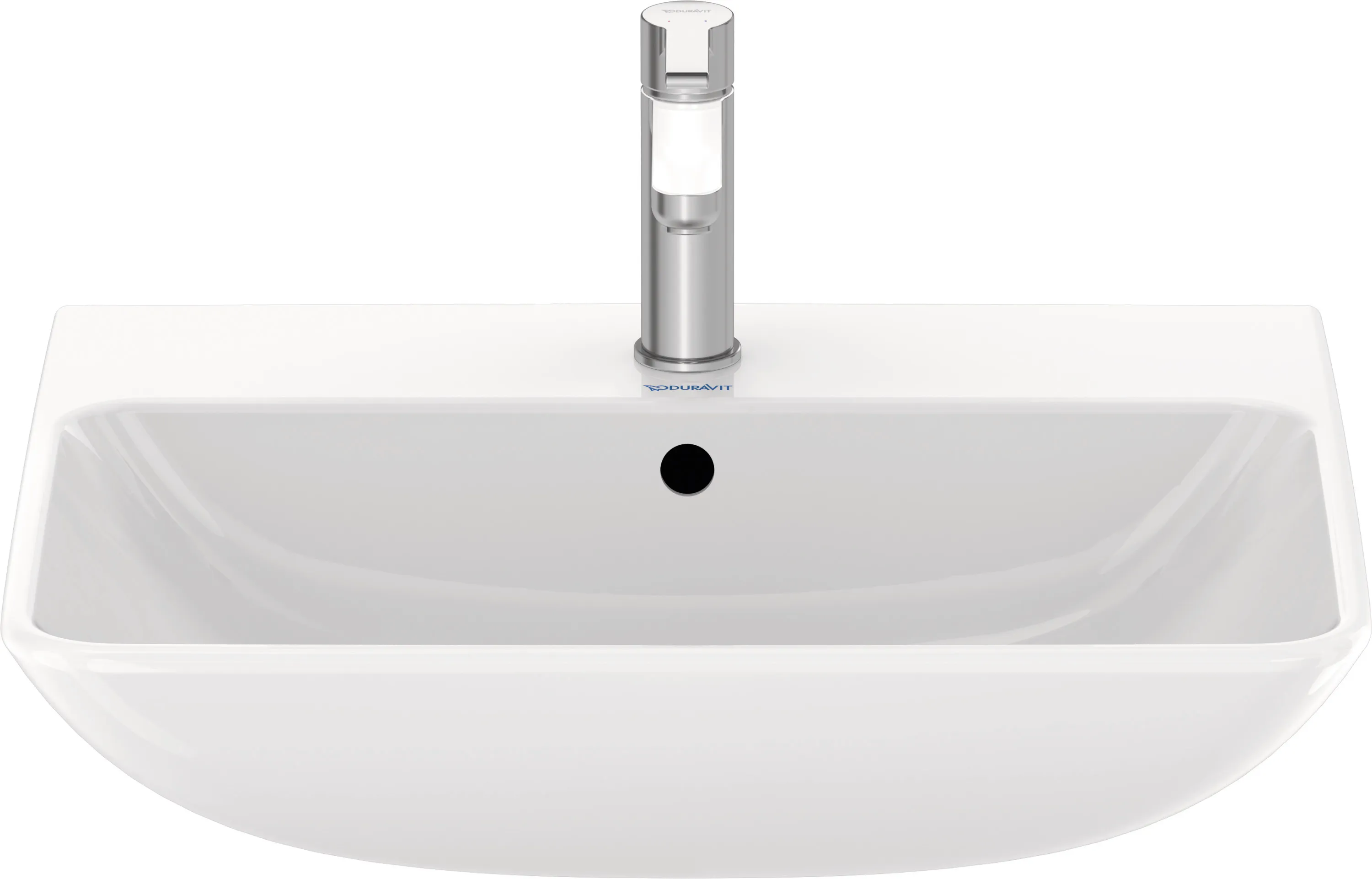 Wandwaschtisch „ME by Starck“, mit Überlauf, Hahnlochposition mittig in Weiß Hochglanz Wandwaschtisch „ME by Starck“, mit Überlauf, Hahnlochposition mittig in Weiß Hochglanz