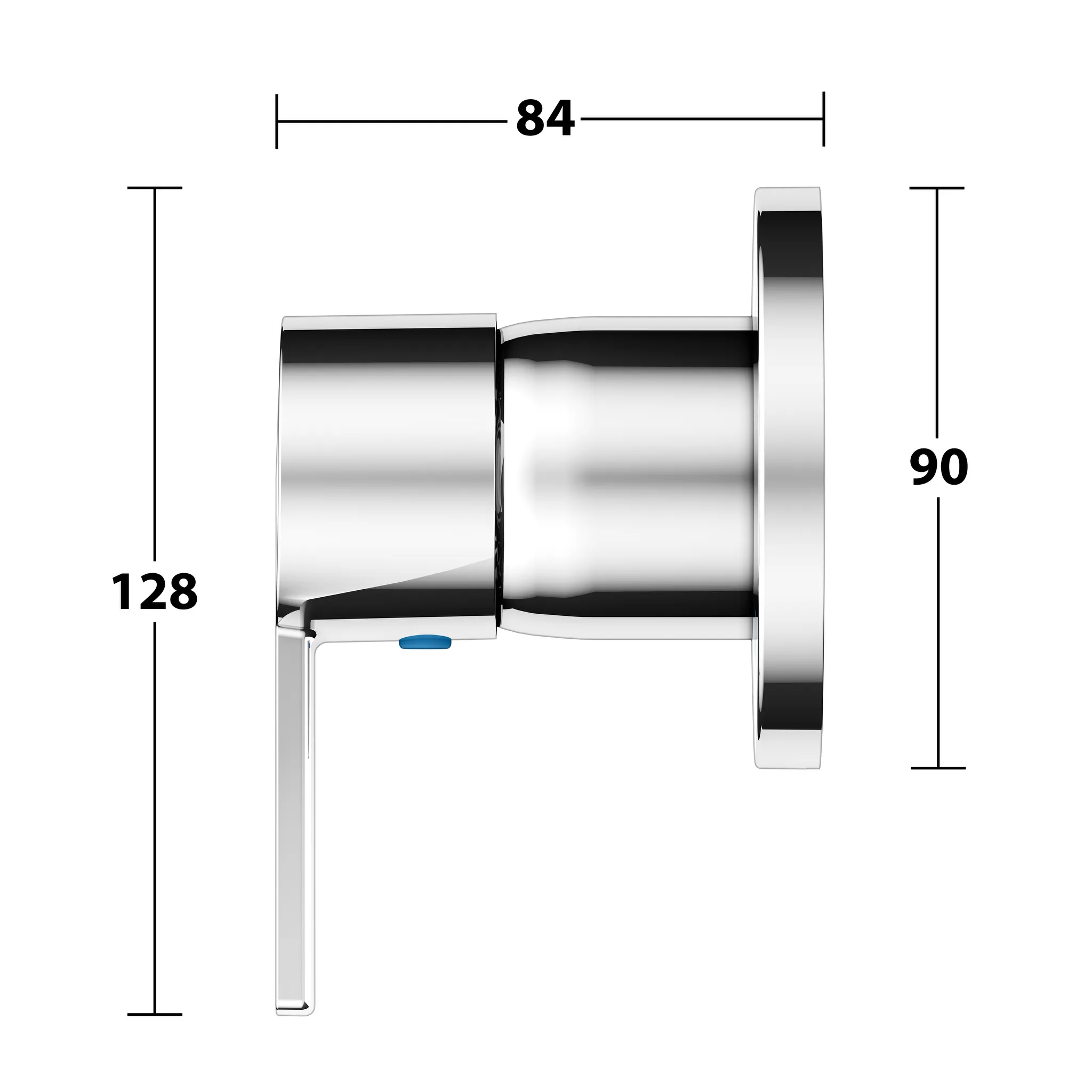 KEUCO PLAN BLUE Einhebelmischer Unterputz verchromt KEUCO PLAN BLUE Einhebelmischer Unterputz verchromt