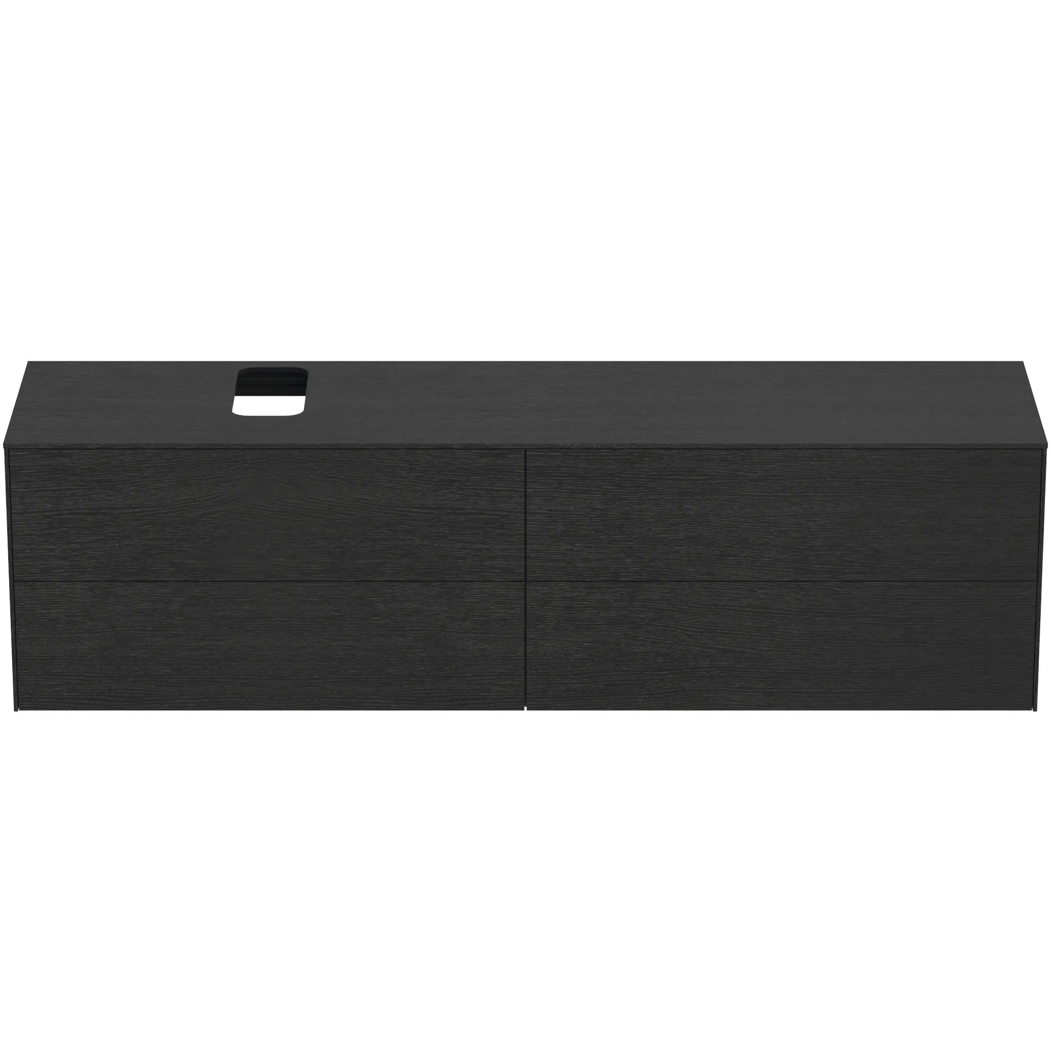 Ideal Standard Waschtischunterschrank „Conca“ 198,7 × 55 × 50,5 cm Eiche geflammt Furnier Ideal Standard Waschtischunterschrank „Conca“ 198,7 × 55 × 50,5 cm Eiche geflammt Furnier