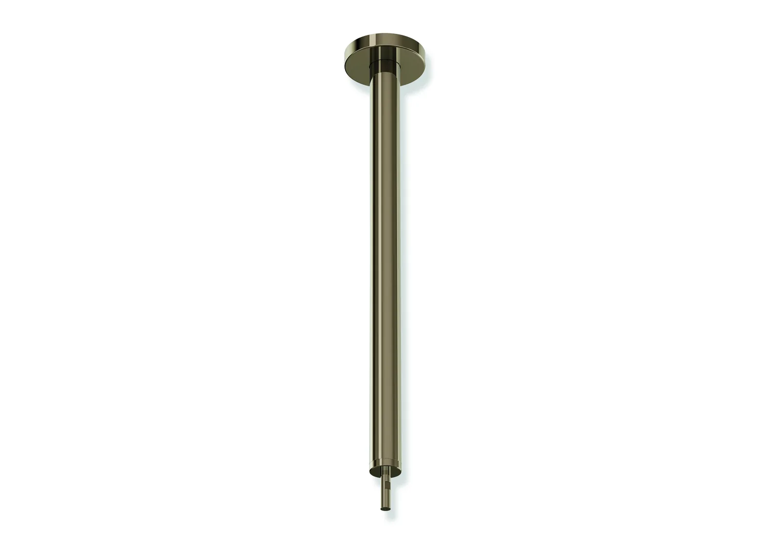 HEWI Deckenabhängung System 900, Edelstahl PVD bronze glänzend, Länge 400 mm, auf 200 mm kürzbar, Durchmesser 25 mm