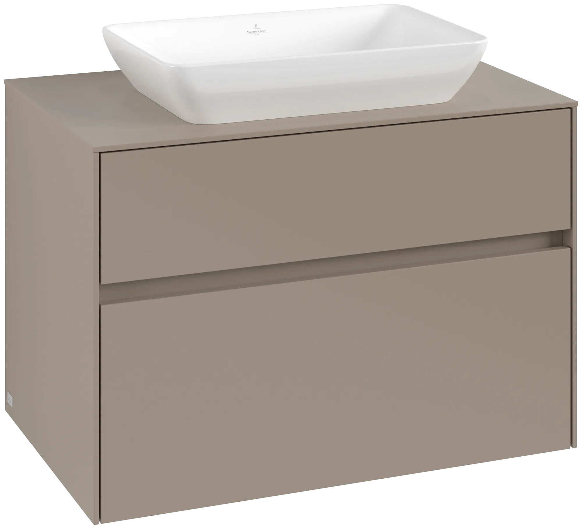 Villeroy & Boch Collaro Waschbeckenunterschrank C108B0, 800 x 548 x 500 mm, Taupe