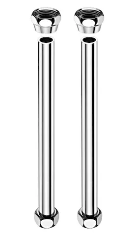 Anschluss-Verrohrungsset Duschpaneel, G 3/4 IG, G 1/2 IG, 500 mm, chrom Anschluss-Verrohrungsset Duschpaneel, G 3/4 IG, G 1/2 IG, 500 mm, chrom