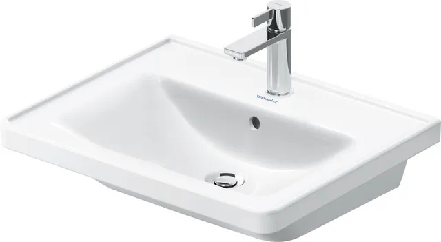 Wandwaschtisch „D-Neo“, mit Überlauf, Hahnlochposition mittig Wandwaschtisch „D-Neo“, mit Überlauf, Hahnlochposition mittig