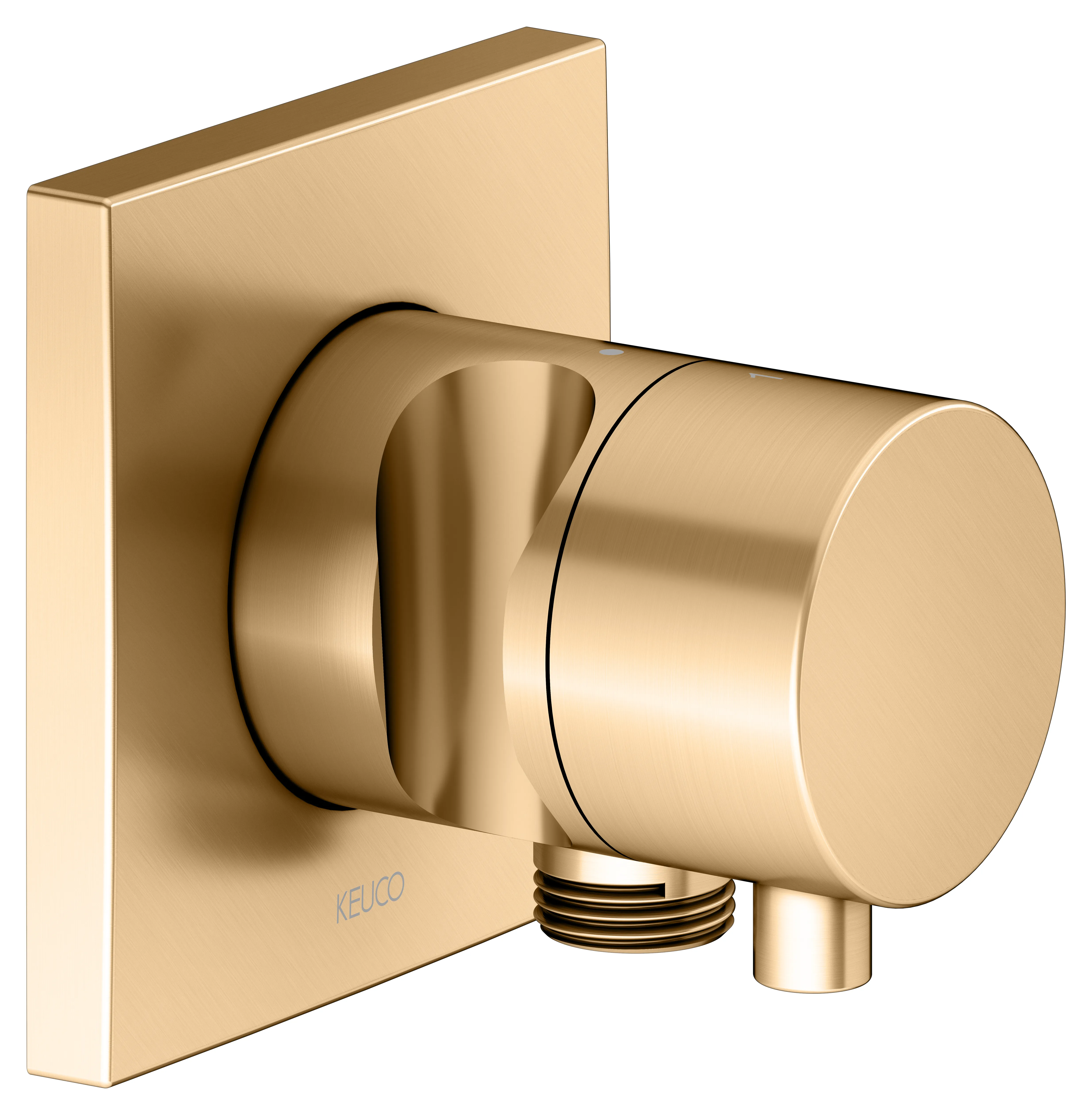 IXMO 2-Wege Umstellventil UP DN15 IXMO Comfort, eckig Messing gebürstet IXMO 2-Wege Umstellventil UP DN15 IXMO Comfort, eckig Messing gebürstet