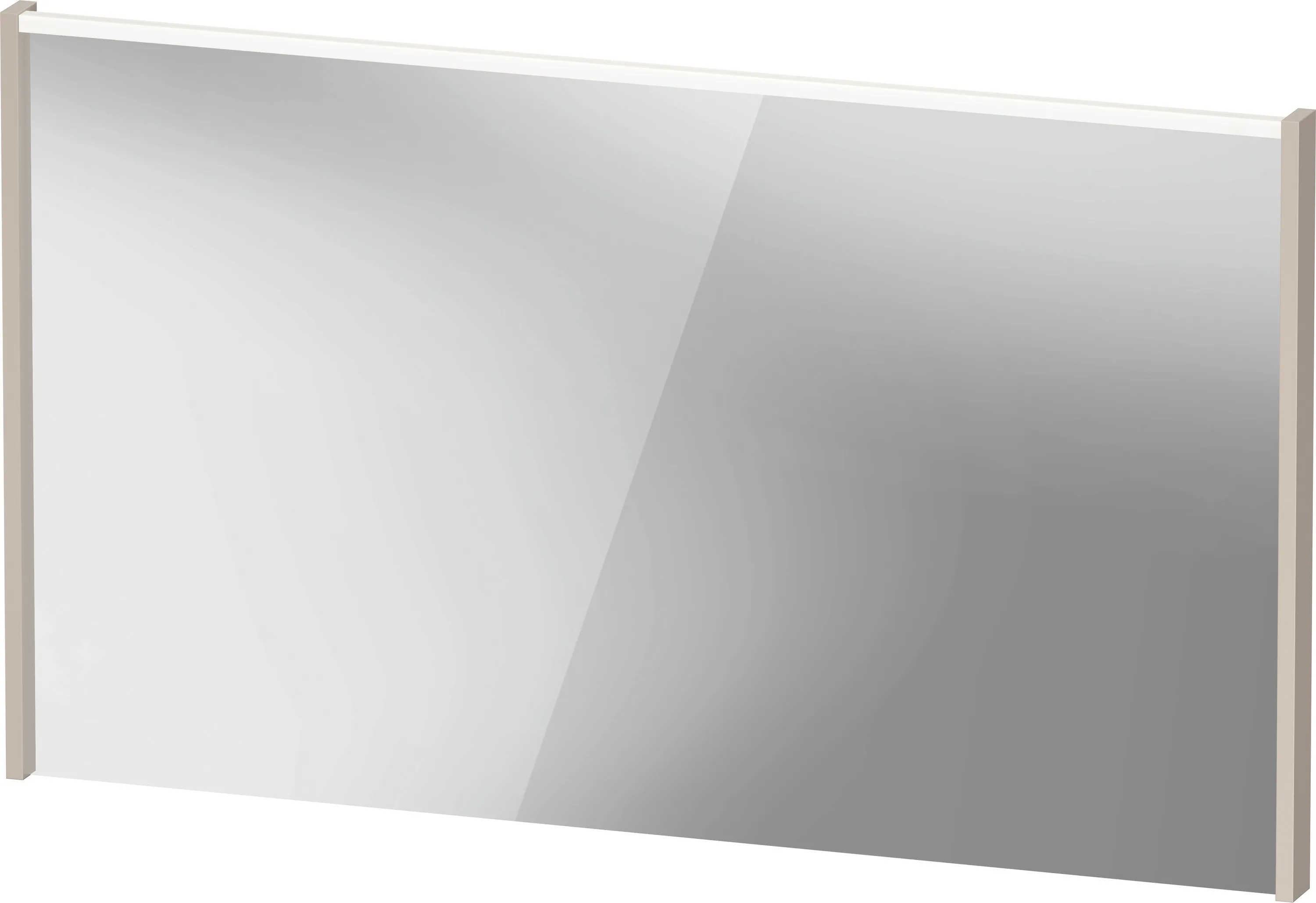 Duravit Spiegel mit LED-Beleuchtung „D-Code“ 120 × 70 cm in Taupe Matt Duravit Spiegel mit LED-Beleuchtung „D-Code“ 120 × 70 cm in Taupe Matt