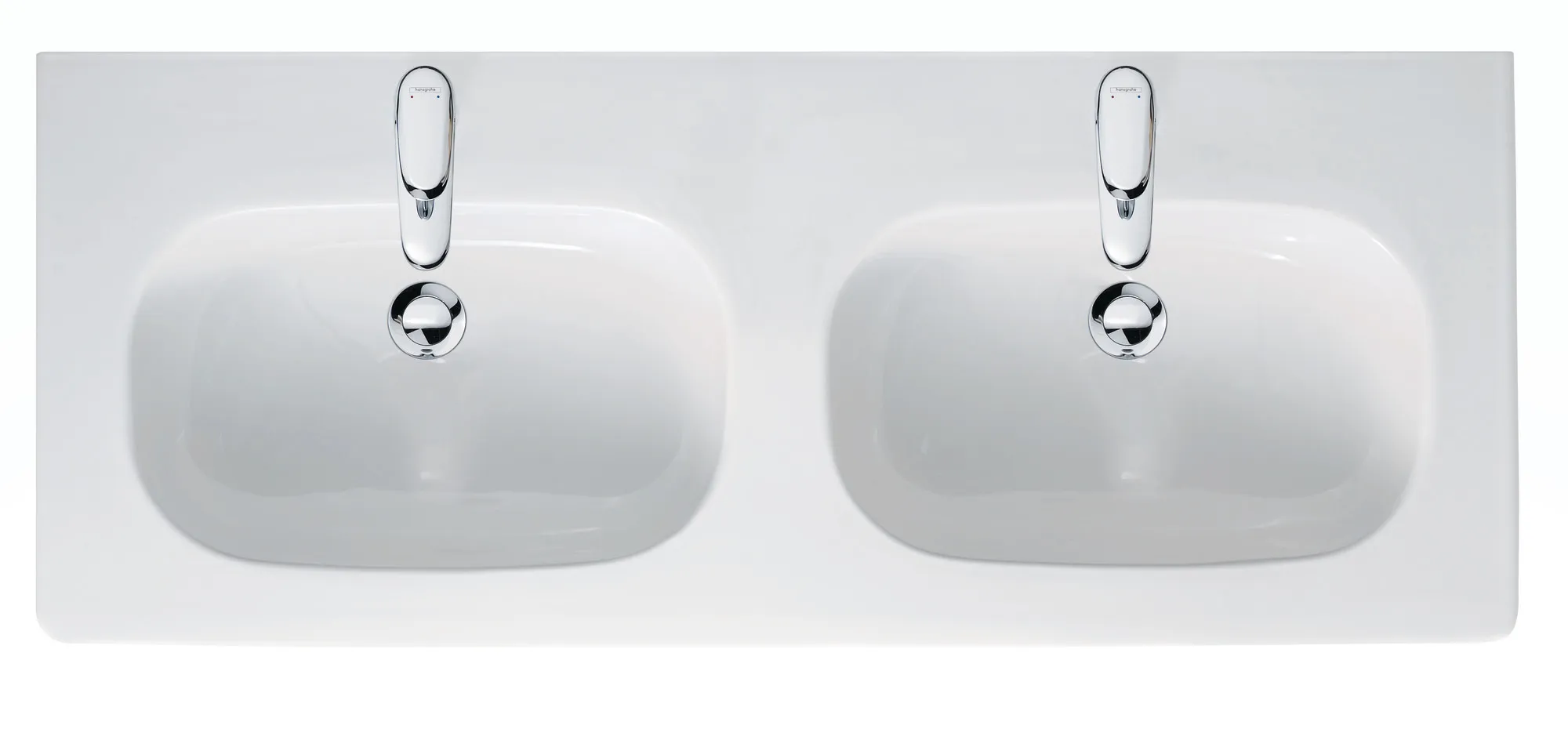 Doppelwaschtisch „D-Code“ 120 × 49 cm Größe: 120 × 49 cm Doppelwaschtisch „D-Code“ 120 × 49 cm Größe: 120 × 49 cm
