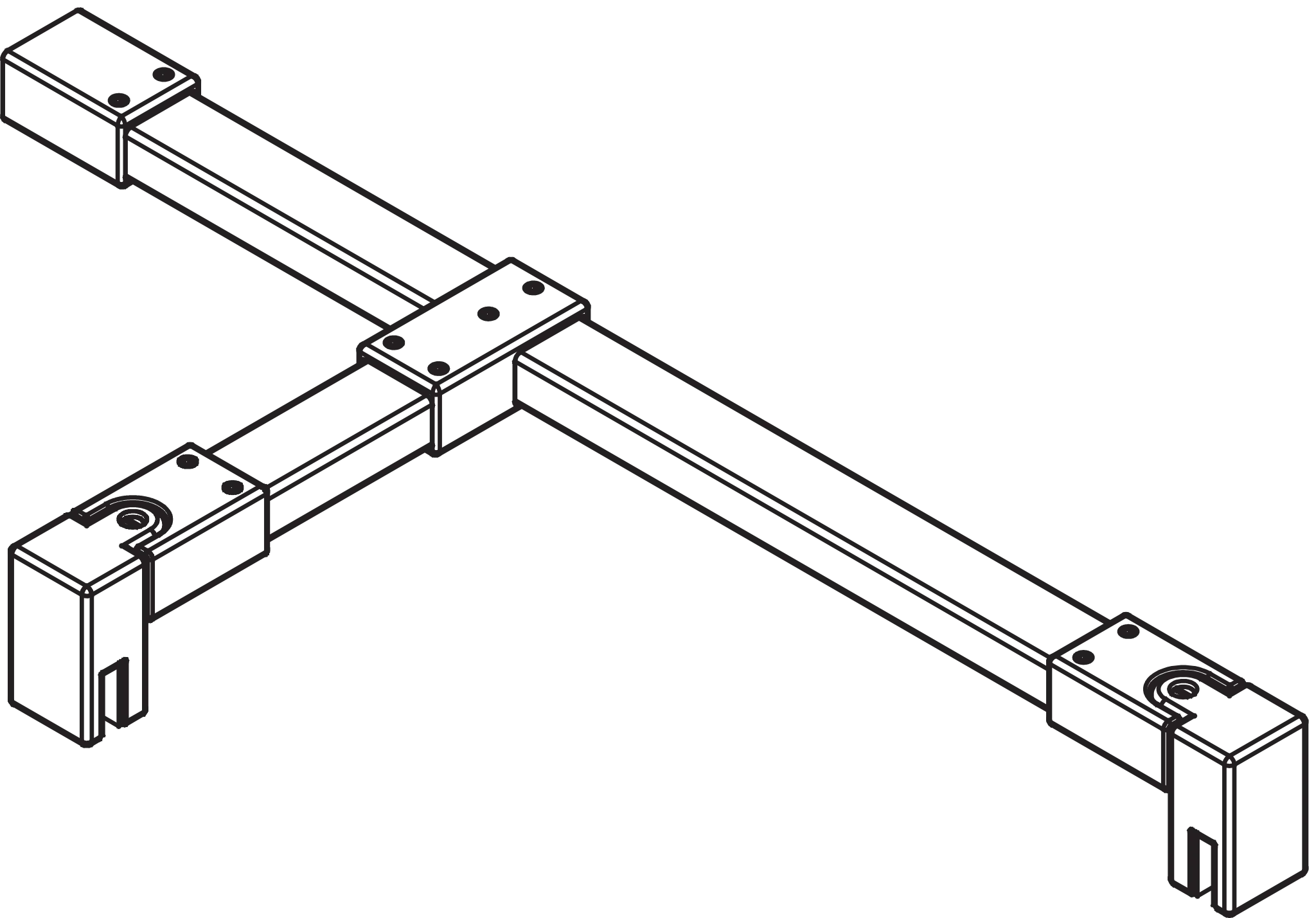 Kermi Duschdesign Stabilisierung „WALK-IN XB“ 1250 mm