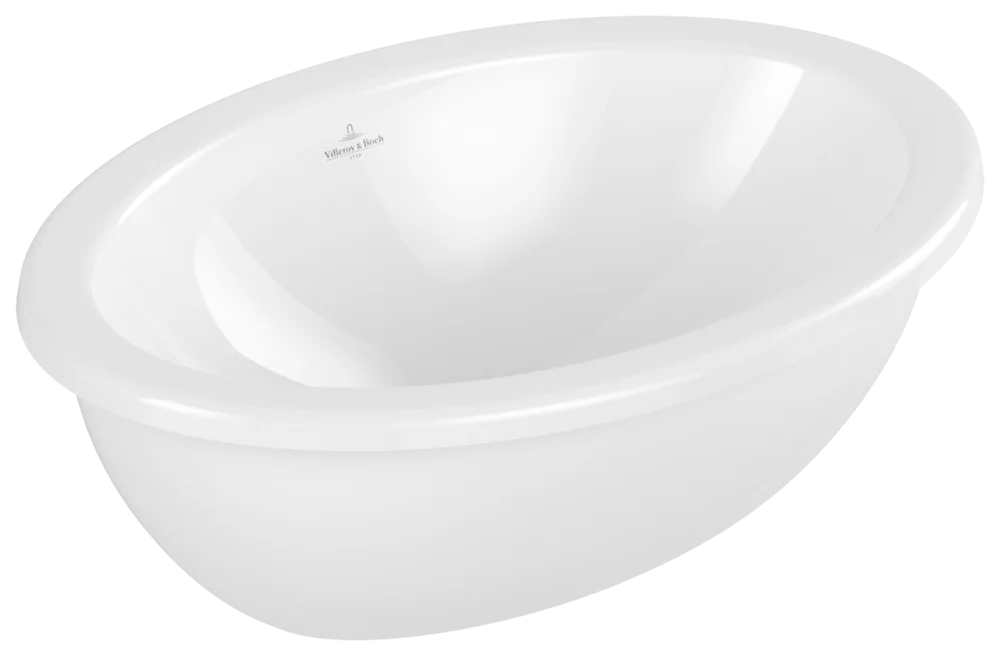 Villeroy & Boch Einbauwaschbecken Loop & Friends, oval, weiß Alpin, 505 x 360 x 185 mm, TitanCeram, mit Überlauf Villeroy & Boch Einbauwaschbecken Loop & Friends, oval, weiß Alpin, 505 x 360 x 185 mm, TitanCeram, mit Überlauf