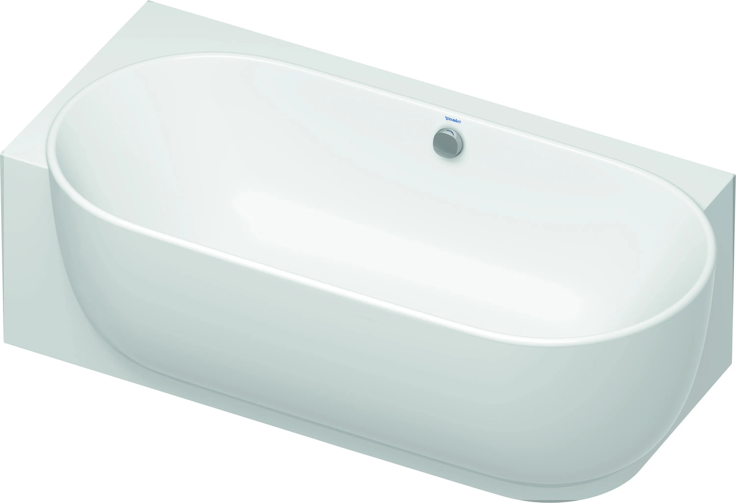 Duravit Badewanne „Luv“ vorwand oval 185 × 95 cm, links