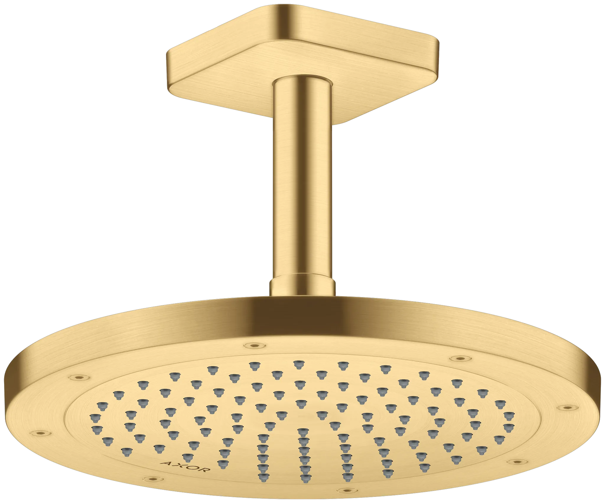 Hansgrohe AXOR ShowerSolutions Kopfbrause 245 1jet EcoSmart+ Brushed Gold Optic