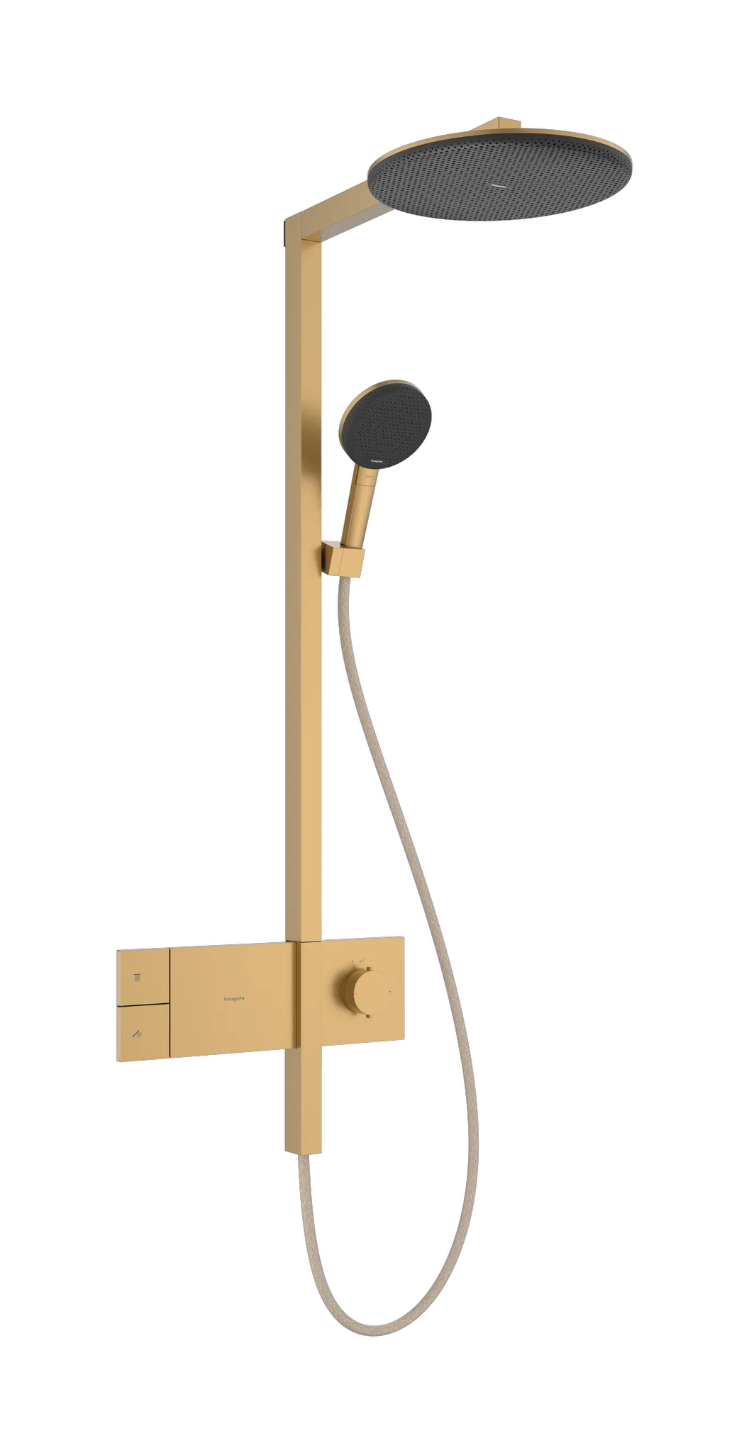 Hansgrohe Raindance Alive S Showerpipe 300 1jet EcoSmart mit Thermostat BBR, Brushed Bronze, 300 mm Brausekopfgröße, Aufputzinstallation Hansgrohe Raindance Alive S Showerpipe 300 1jet EcoSmart mit Thermostat BBR, Brushed Bronze, 300 mm Brausekopfgröße, Aufputzinstallation