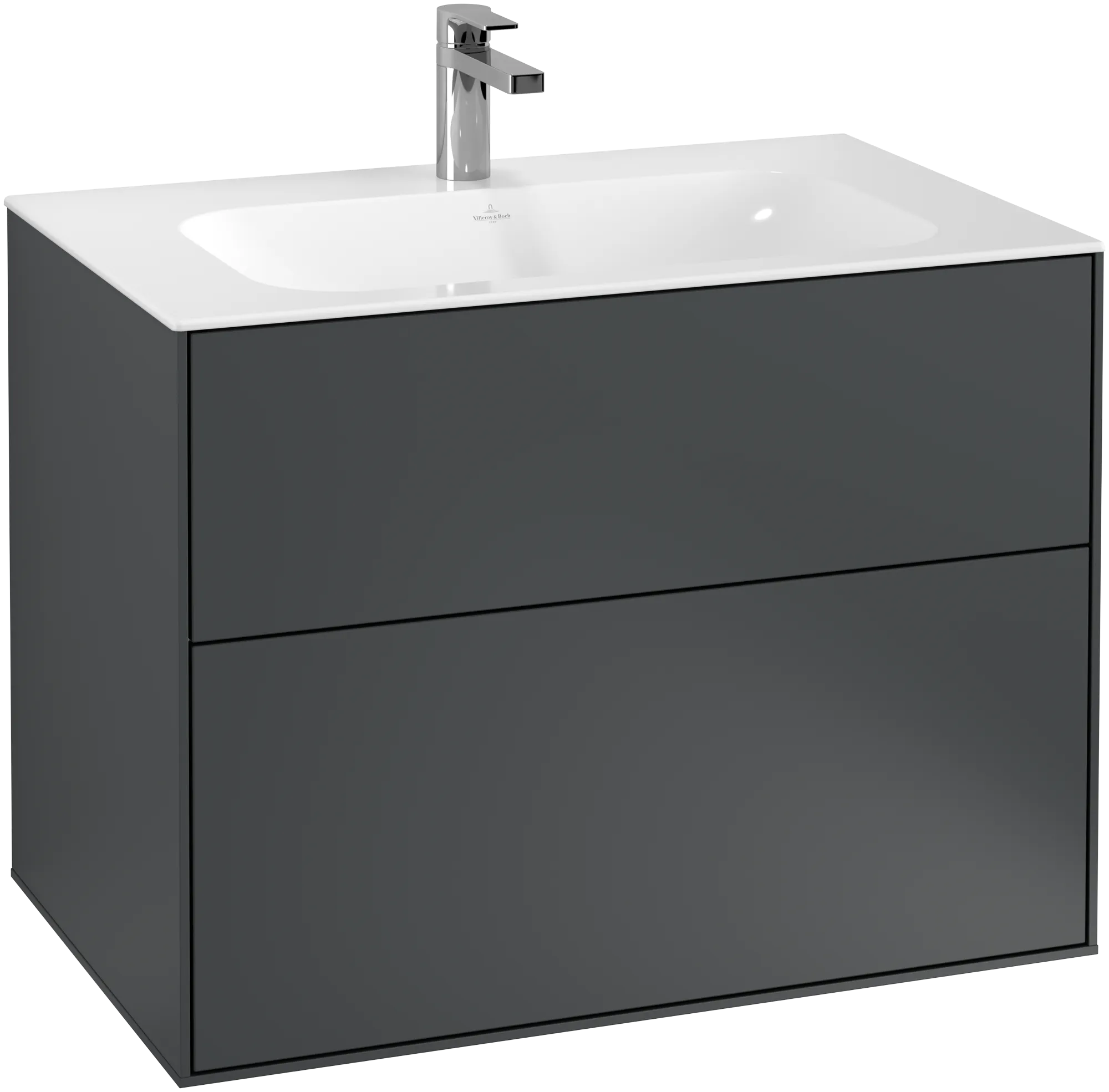 Villeroy & Boch Finion Waschbeckenunterschrank F01, Midnight Blue Matt Lacquer, 796 x 591 x 498 mm Villeroy & Boch Finion Waschbeckenunterschrank F01, Midnight Blue Matt Lacquer, 796 x 591 x 498 mm