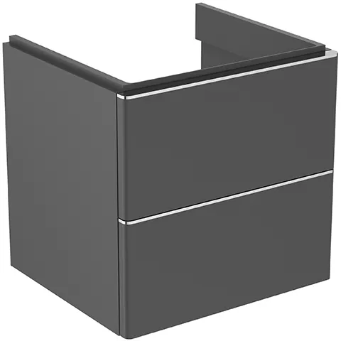 Ideal Standard Adapto Untere Schubladenfront Anthrazit matt lackiert 510 mm für Waschtischunterschrank Ideal Standard Adapto Untere Schubladenfront Anthrazit matt lackiert 510 mm für Waschtischunterschrank
