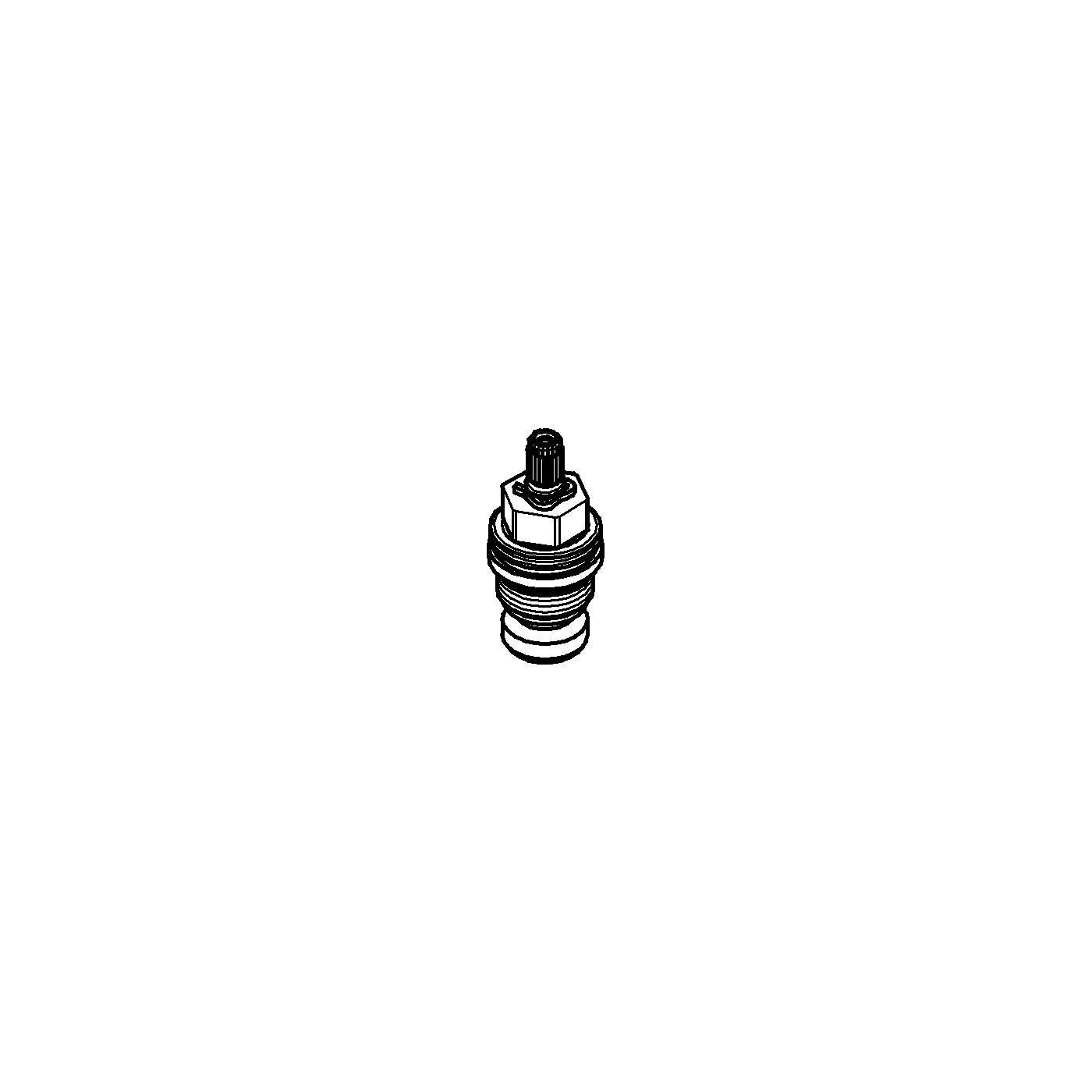 Oberteil 07146, DN 15, kurze Spindel, 1/2″