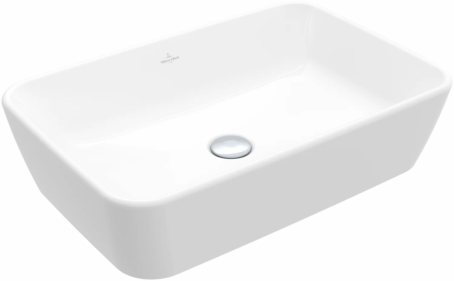 Villeroy & Boch Architectura Aufsatzwaschbecken 600x405mm Rechteck Weiß Alpin Villeroy & Boch Architectura Aufsatzwaschbecken 600x405mm Rechteck Weiß Alpin
