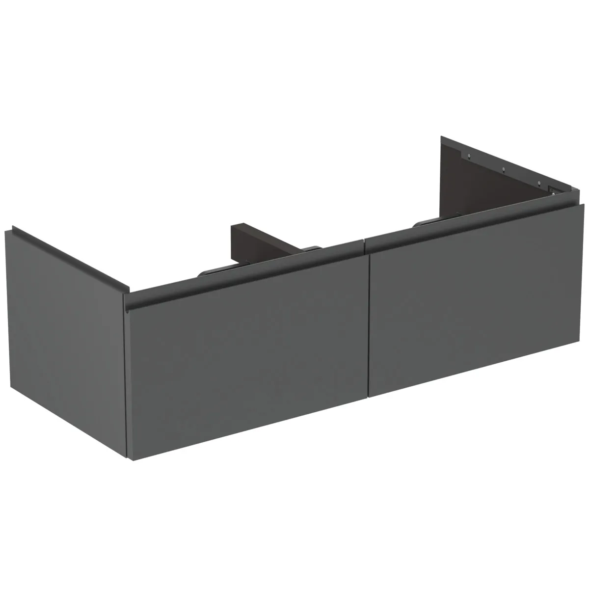 Ideal Standard Möbeldoppel-Waschtischunterschrank Finesse 1200x505x370mm Anthrazit matt Ideal Standard Möbeldoppel-Waschtischunterschrank Finesse 1200x505x370mm Anthrazit matt