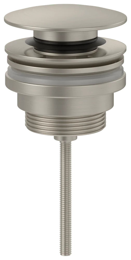 Villeroy & Boch Push-Open-Ablaufgarnitur Universal Taps & Fittings, 63x63x61 mm, Brushed Nickel Matt Villeroy & Boch Push-Open-Ablaufgarnitur Universal Taps & Fittings, 63x63x61 mm, Brushed Nickel Matt