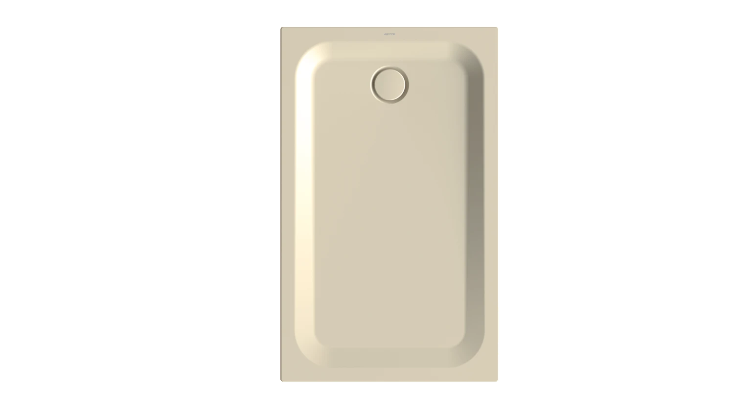 Bette rechteck Duschwanne „BetteUltra“ 1300 × 800 mm mit BetteAntirutsch Pro, ohne Oberflächenveredelung, ohne Wannenträger, in Jasmin