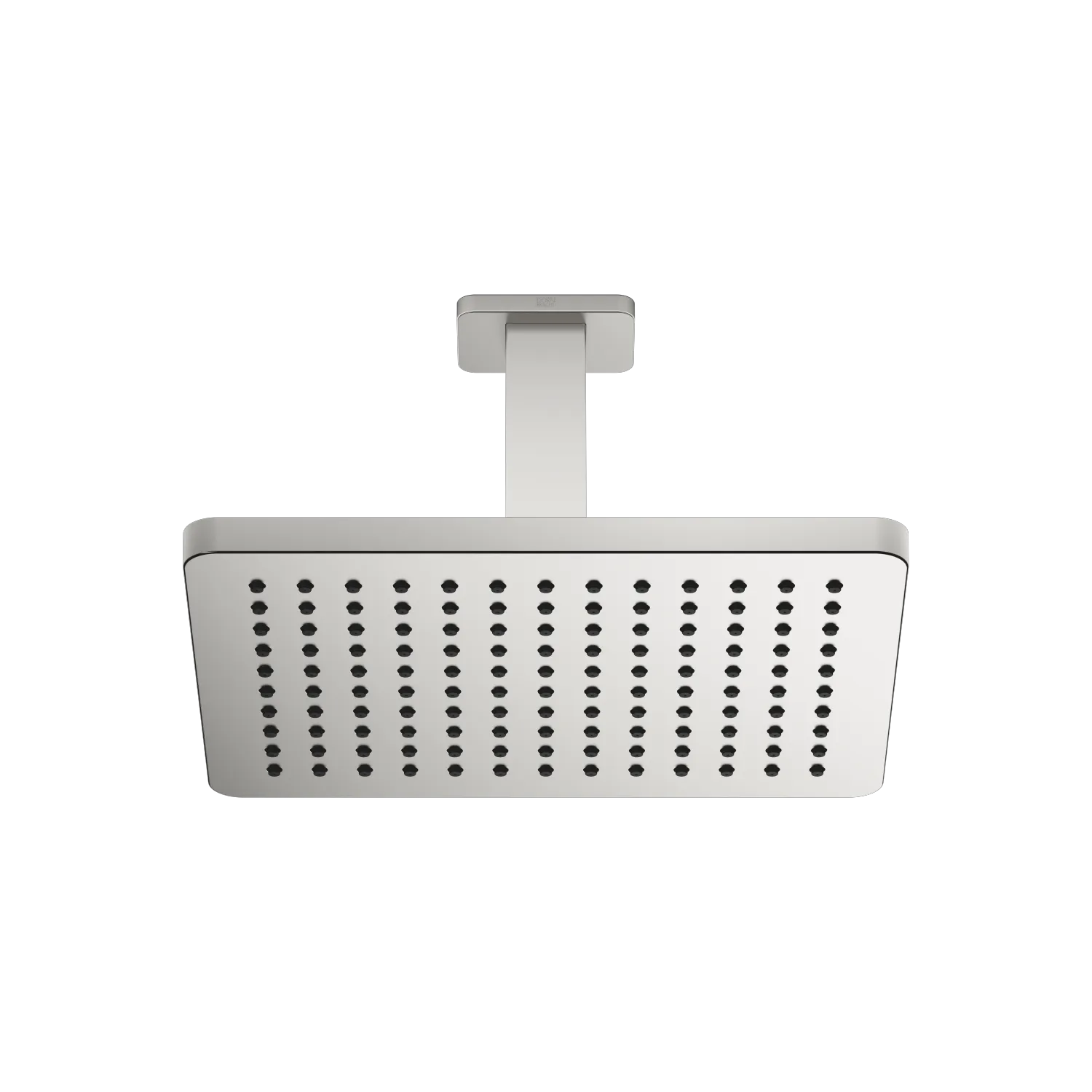 Dornbracht Regenbrause mit Deckenanbindung SERIENSPEZIFISCH Platin gebürstet 300 x 240 mm