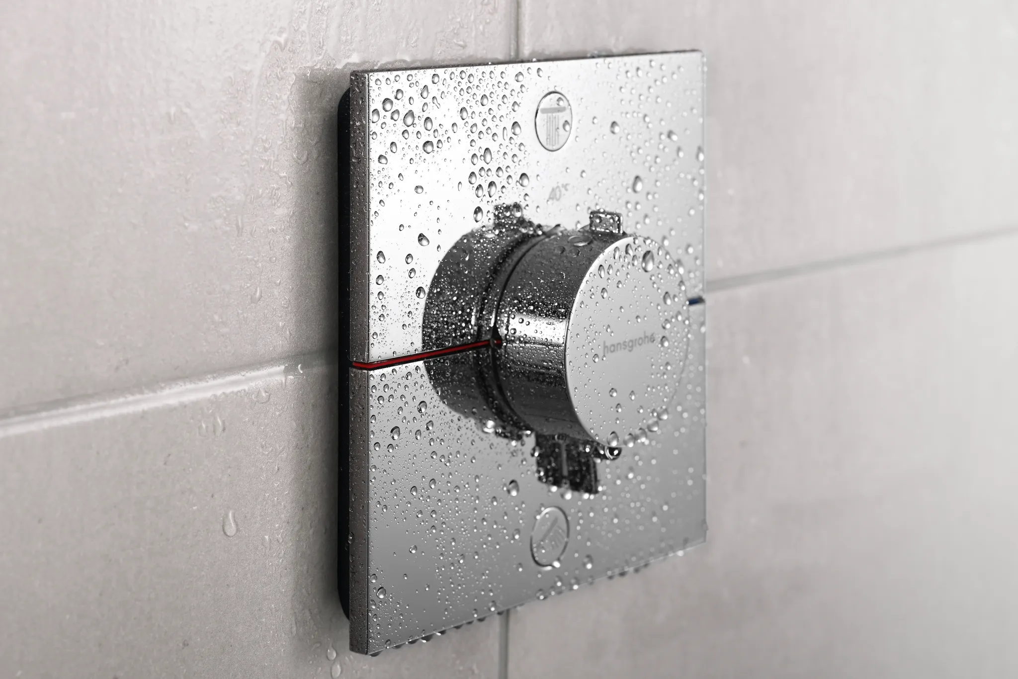 ShowerSelect Comfort E Thermostat Unterputz für 2 Verbraucher Chrom ShowerSelect Comfort E Thermostat Unterputz für 2 Verbraucher Chrom