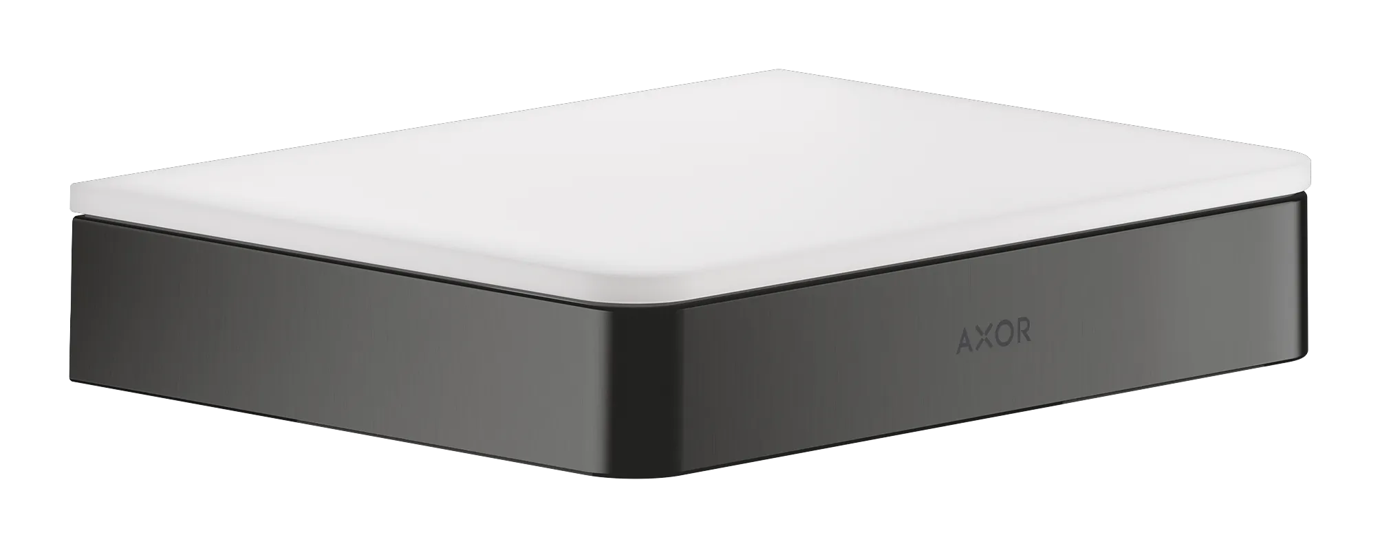 Hansgrohe AXOR Universal Softsquare Ablage 150, Brushed Black Chrome