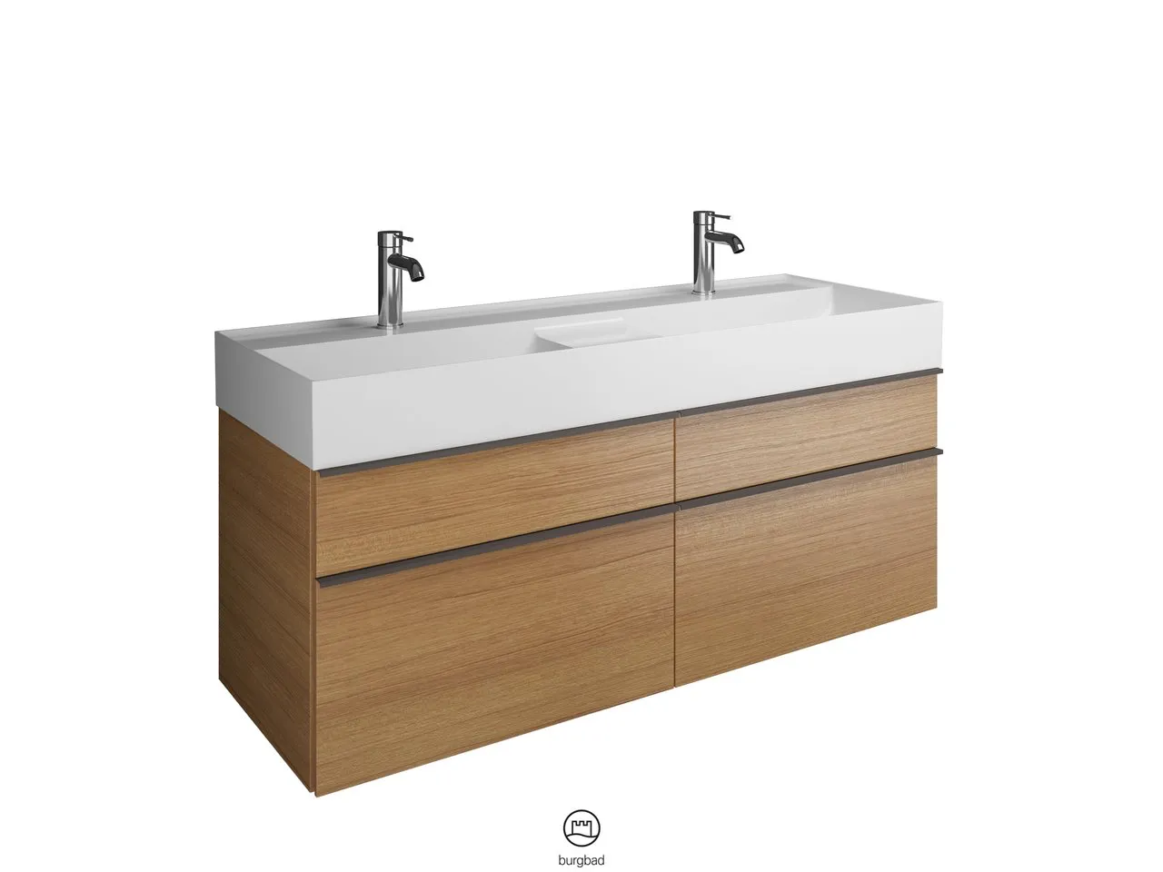 burgbad Badmöbelset „Yumo“ in Weiß Hochglanz burgbad Badmöbelset „Yumo“ in Weiß Hochglanz
