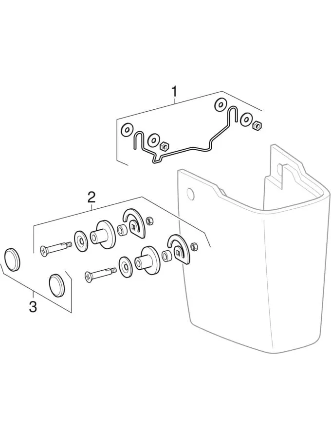 Halbsäule für Handwaschbecken „Renova Plan“ Halbsäule für Handwaschbecken „Renova Plan“