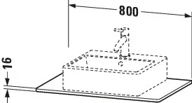 Duravit Konsole „XSquare“