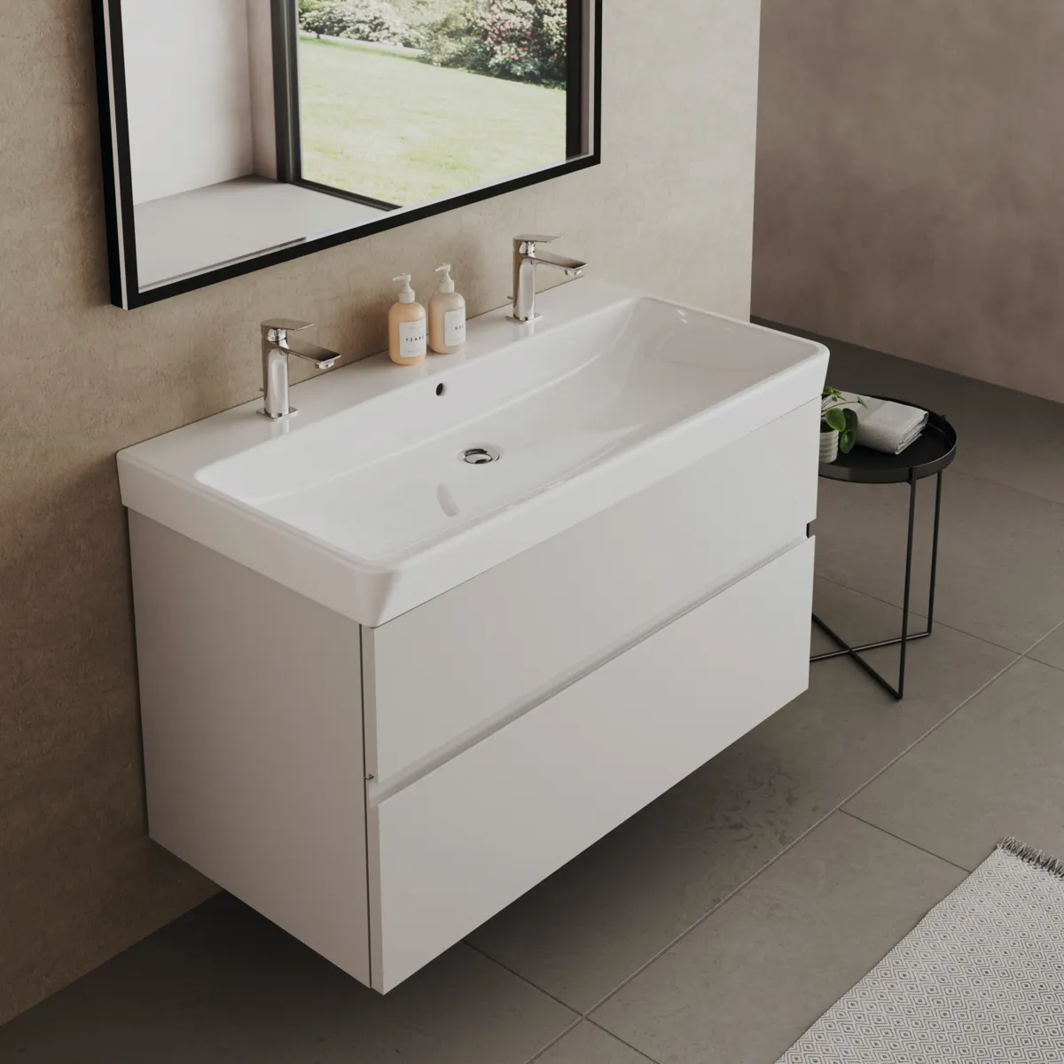 Ideal Standard Waschbecken „i.lifeB“, Hahnlochposition mittig in Weiß