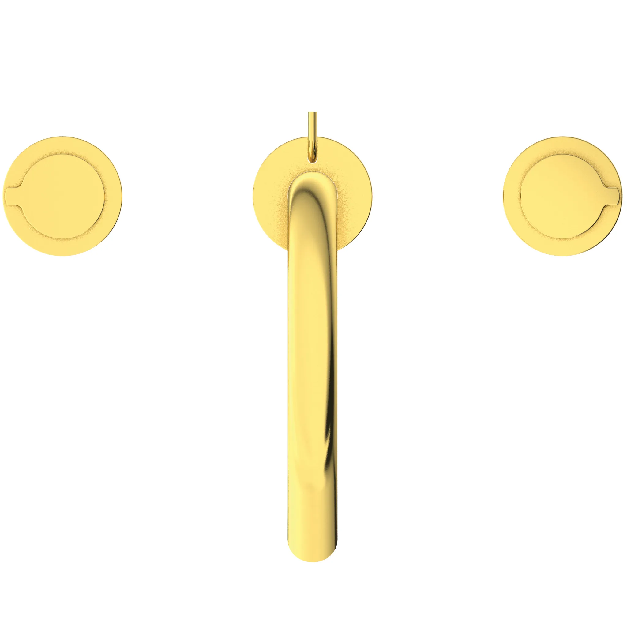 Ideal Standard Joy Arm 3-Loch Waschtischarmatur BC783A2, Brushed Gold